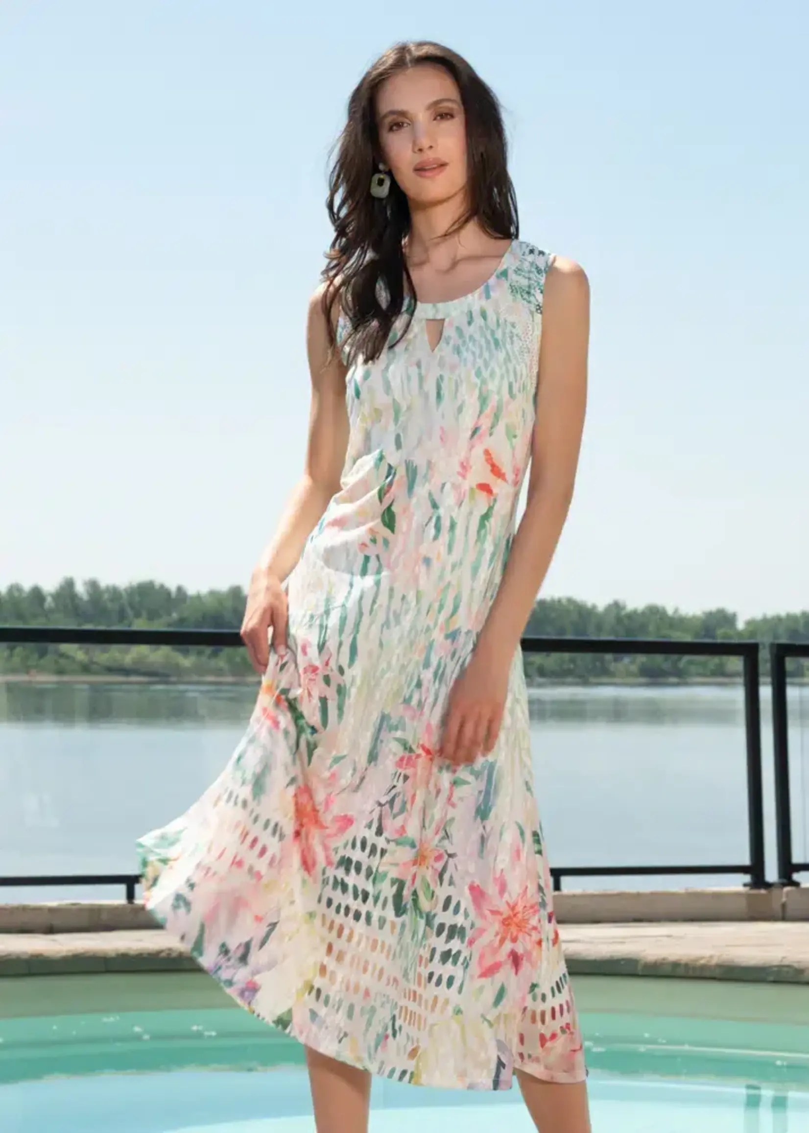 Alison Sheri Floral Print Summer Dress