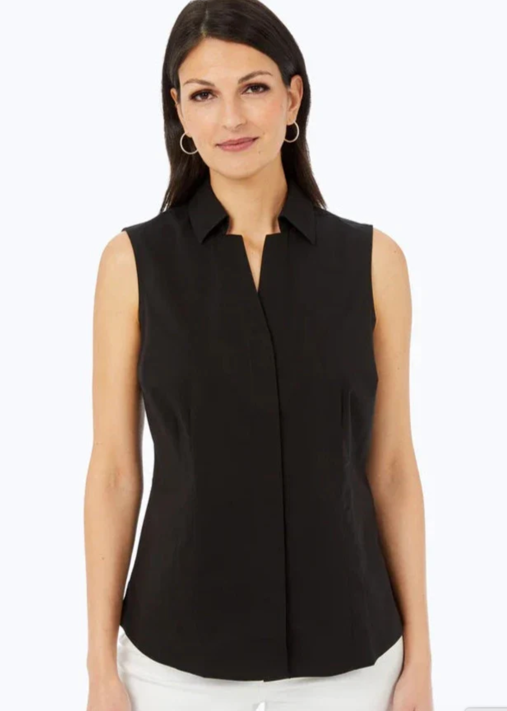Foxcroft Tailored Sleeveless Blouse