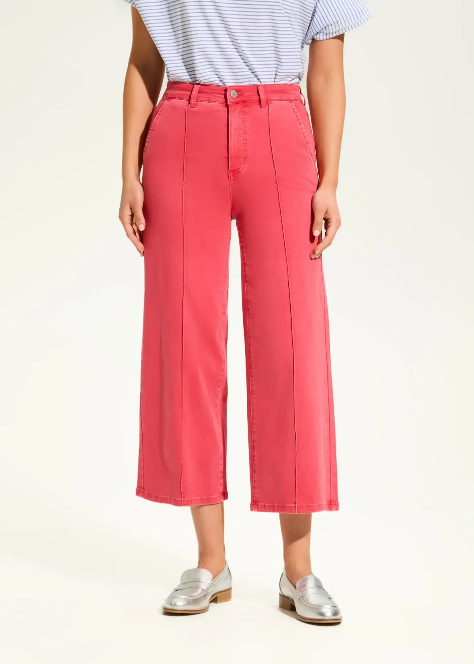 French Dressing Jeans Wide Leg Crop