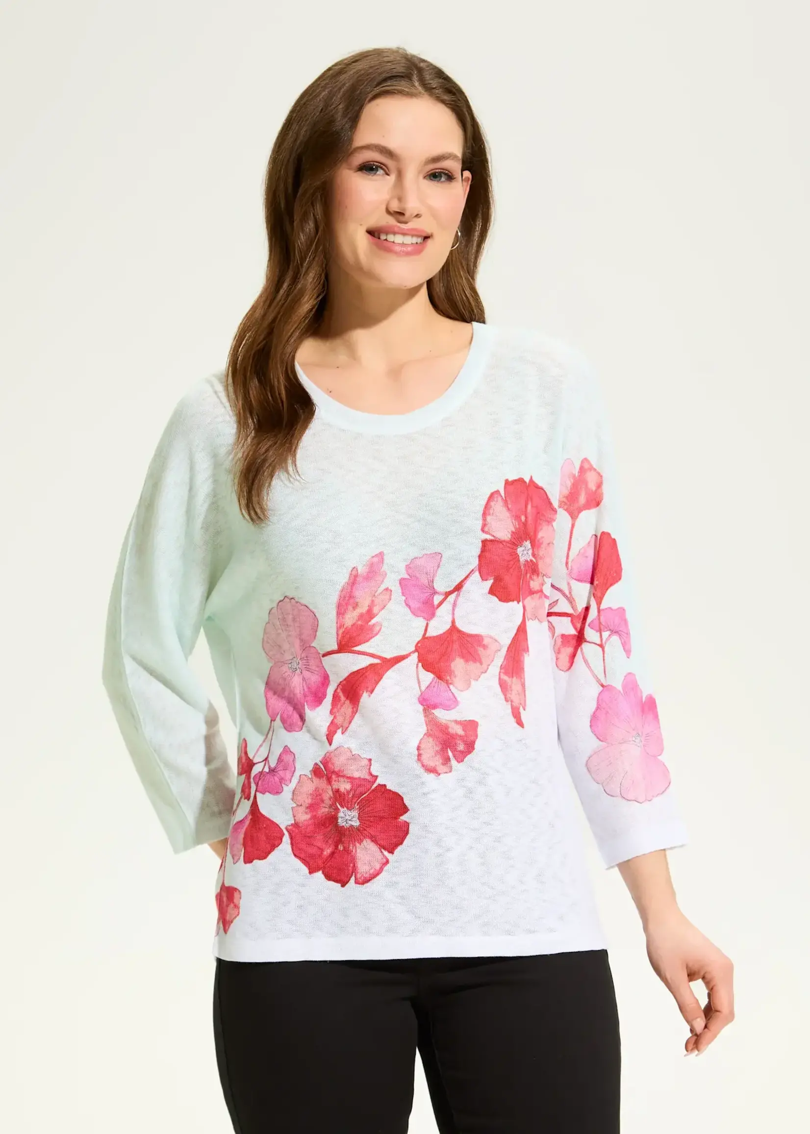 French Dressing Jeans Canopy Scoop Neck Top