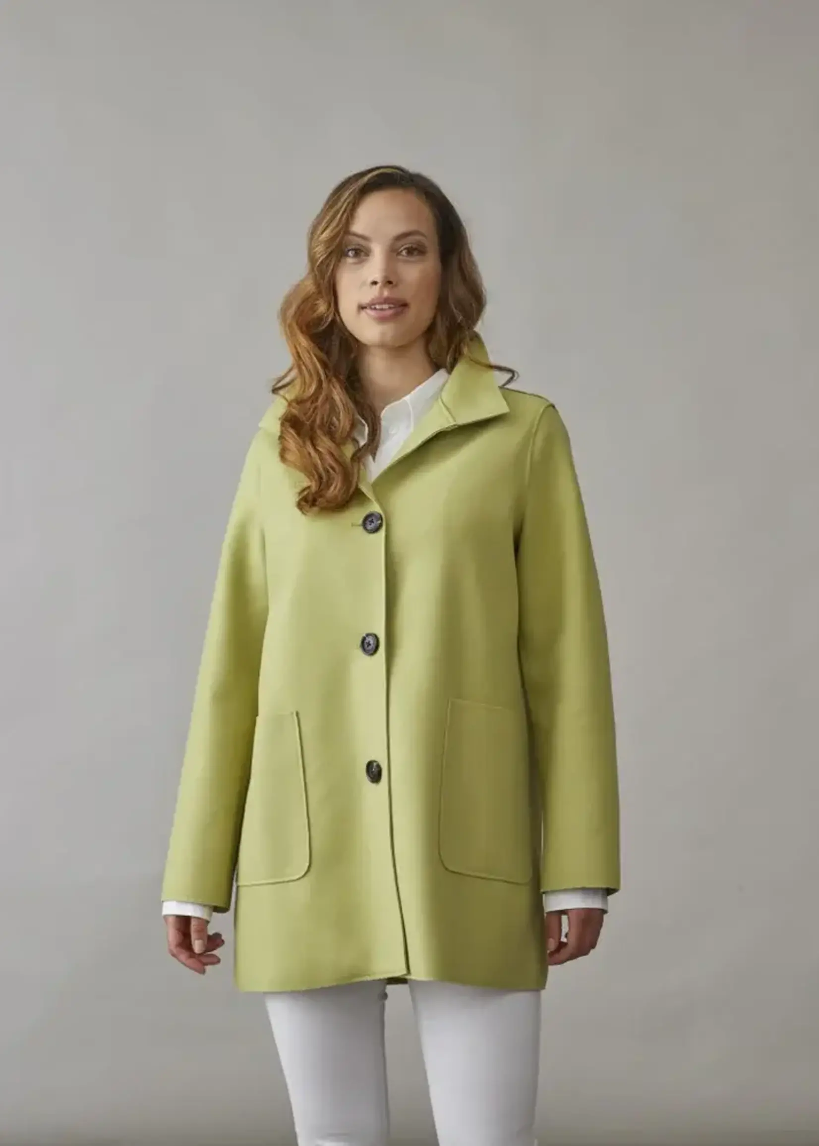 Junge Long Blazer- Cut Spring Coat