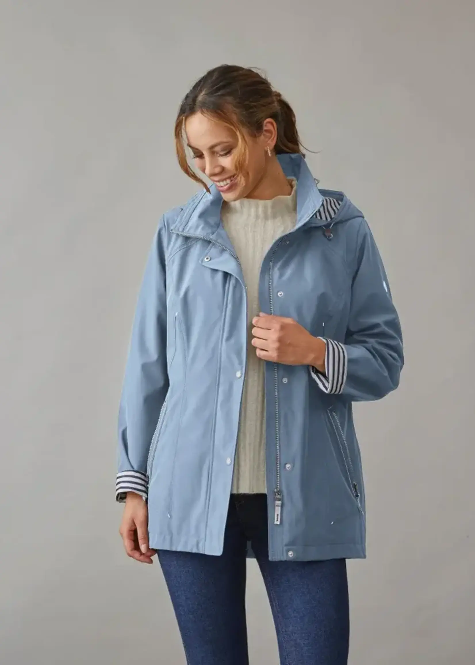 Junge Weather Proof Hooded Spring Coat