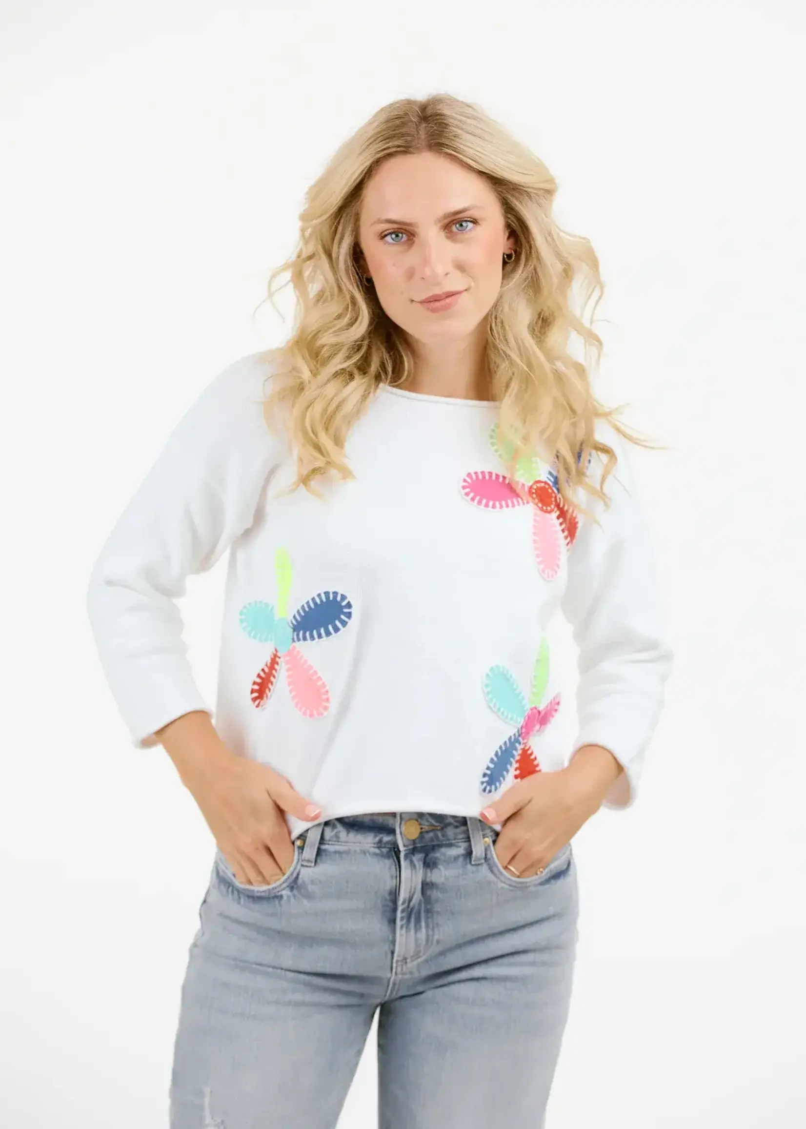 Shannon Passero The Mira/ Flora  Pullover