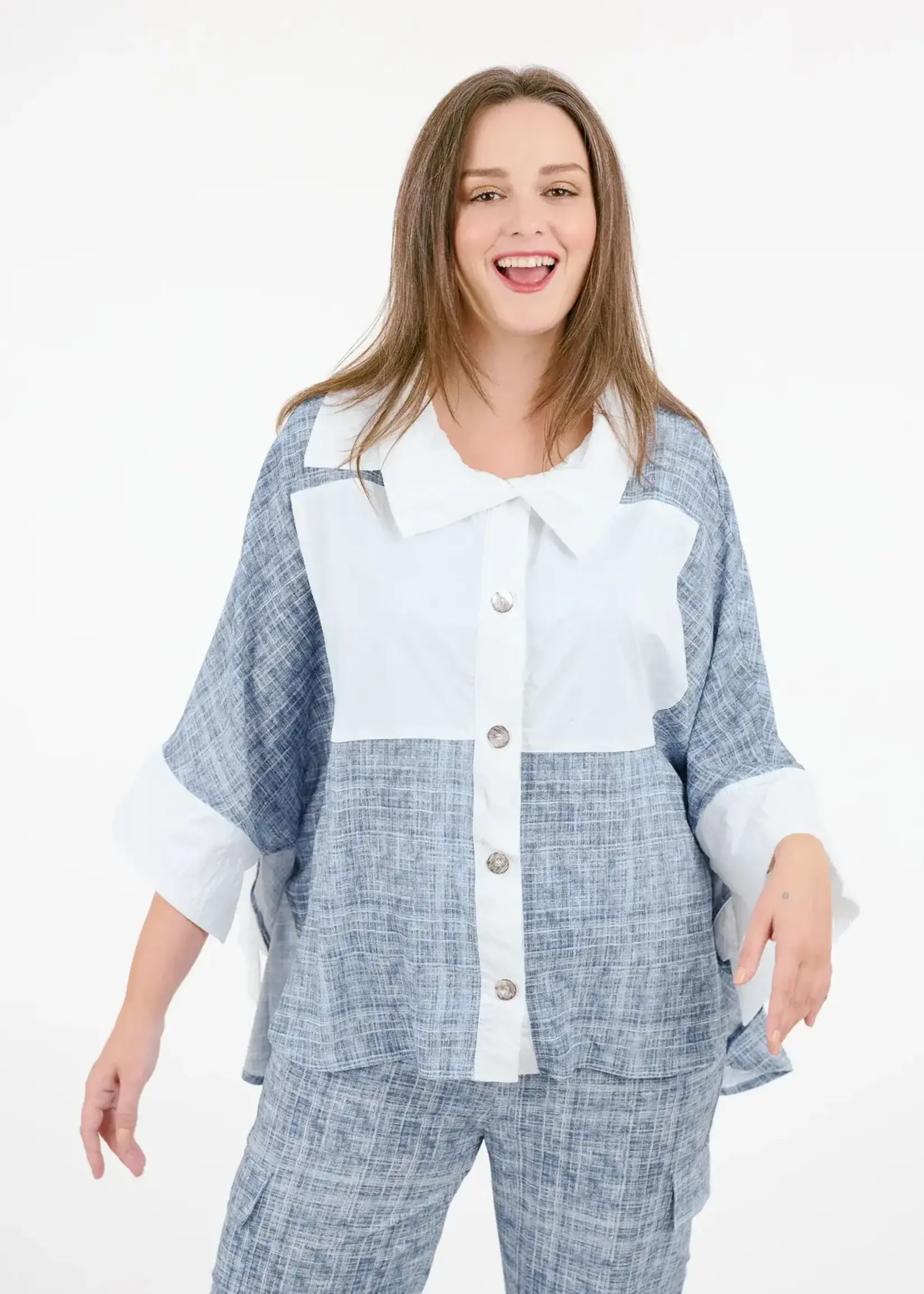 Shannon Passero Bubble Crepe Walker Top