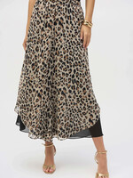 Joseph Ribkoff Chiffon Leopard Reversible Culotte
