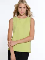 Multiples Jacquard Knit Tank