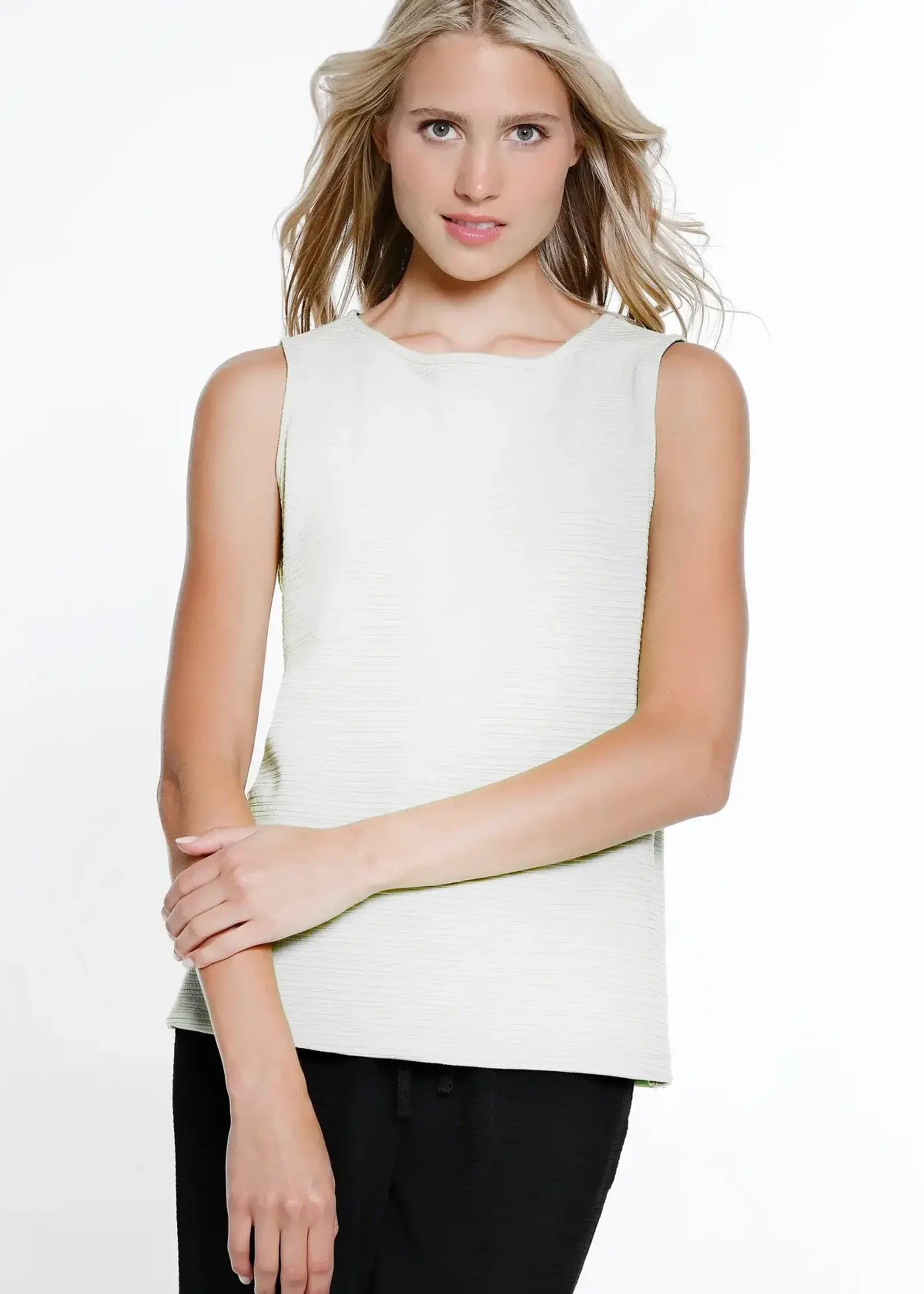 Multiples Jacquard Knit Tank