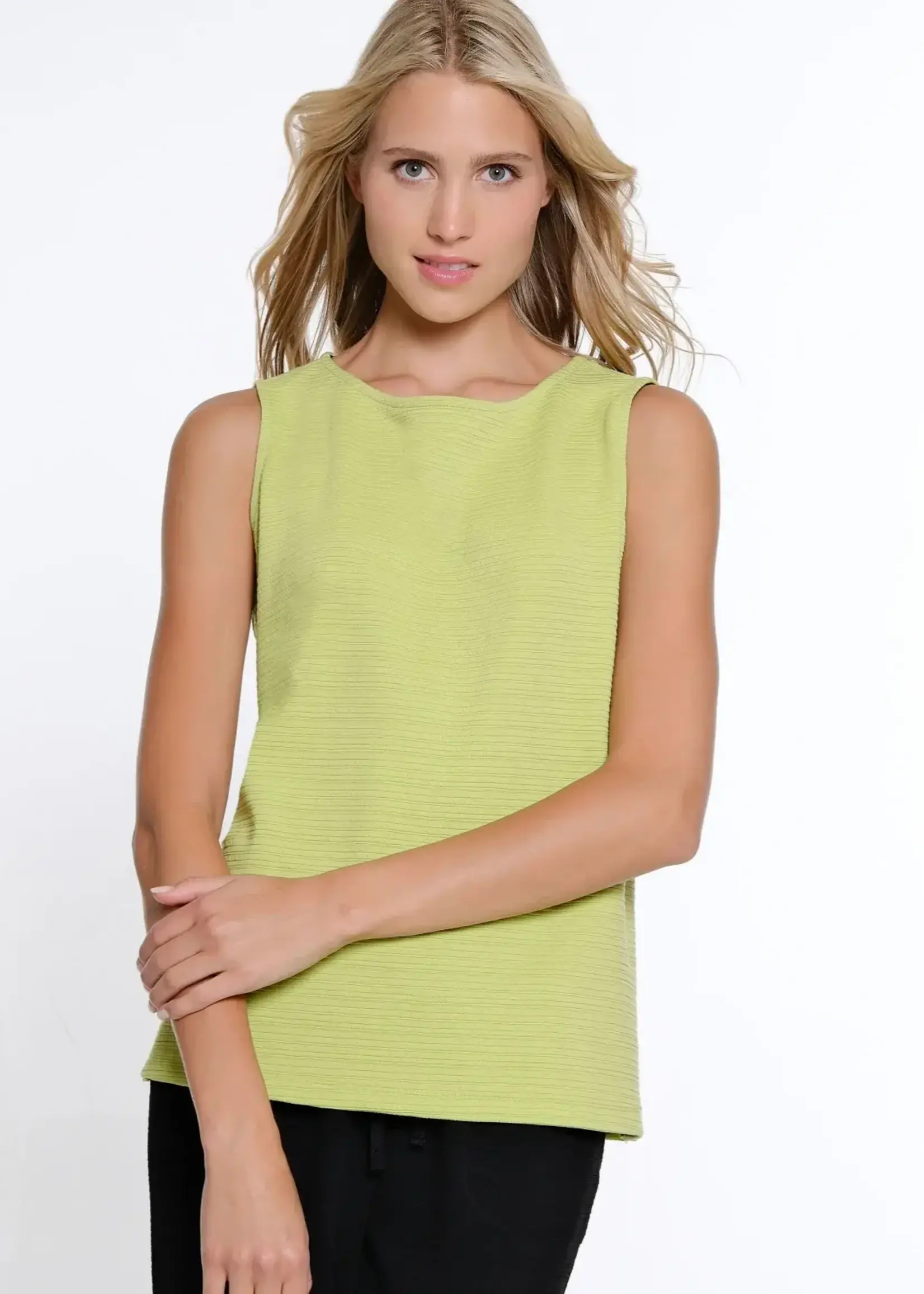 Multiples Jacquard Knit Tank