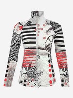 Dolcezza Art Print Sport Zip Jacket