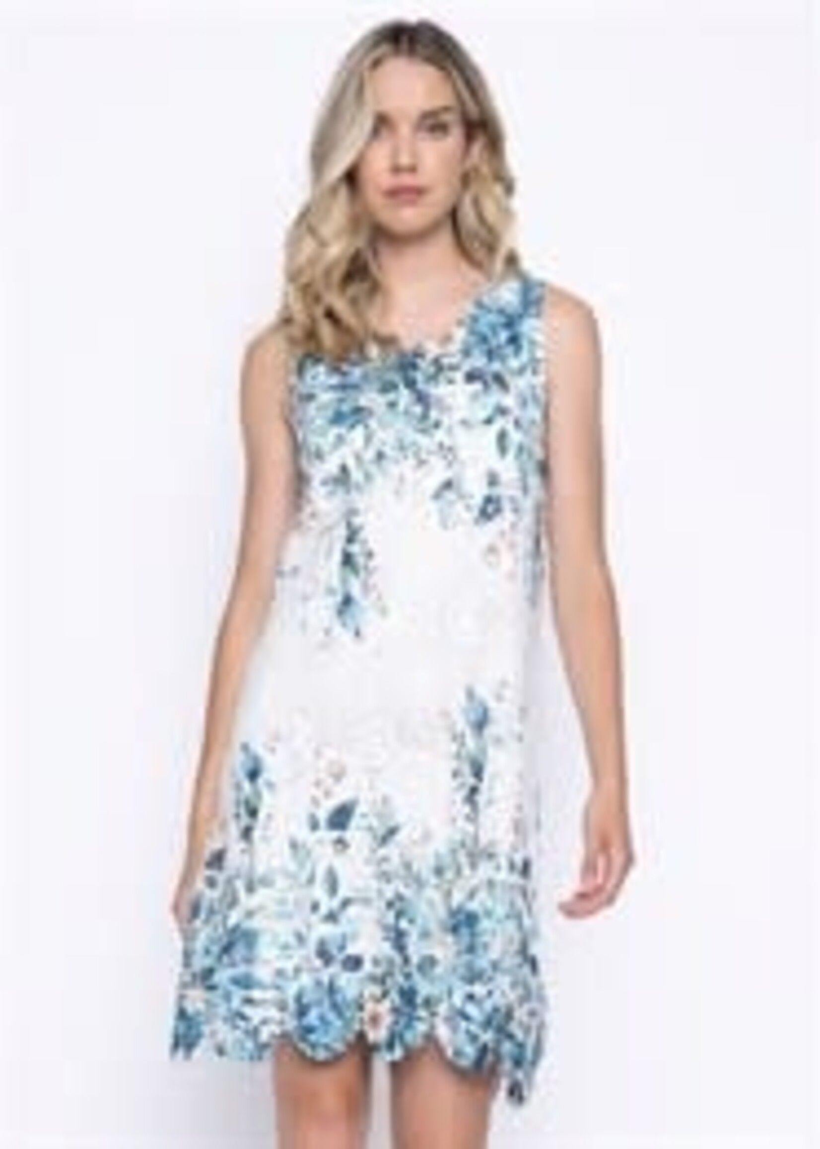 Picadilly Lace Floral Short Dress