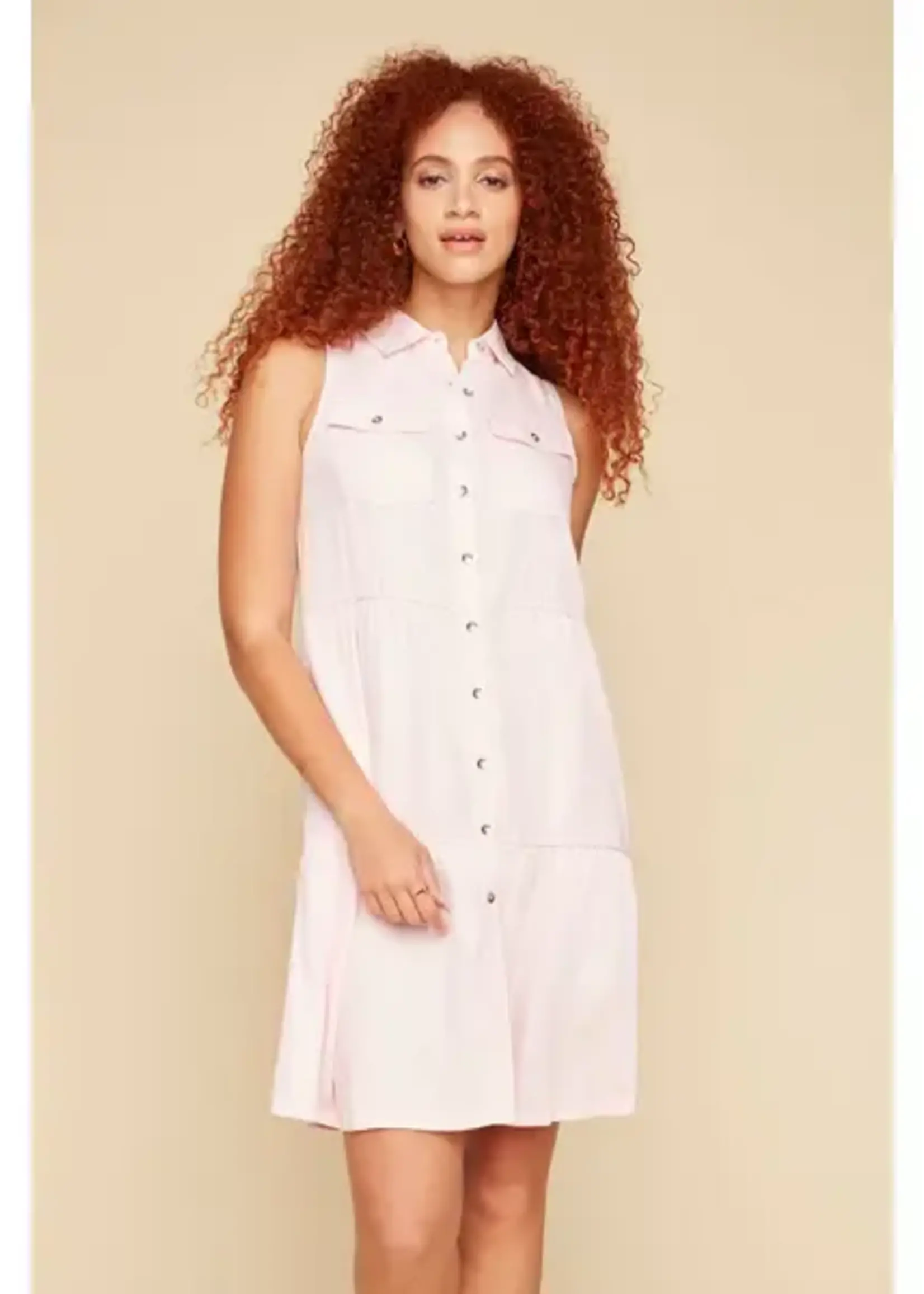 Renuar Tiered Tencel Dress