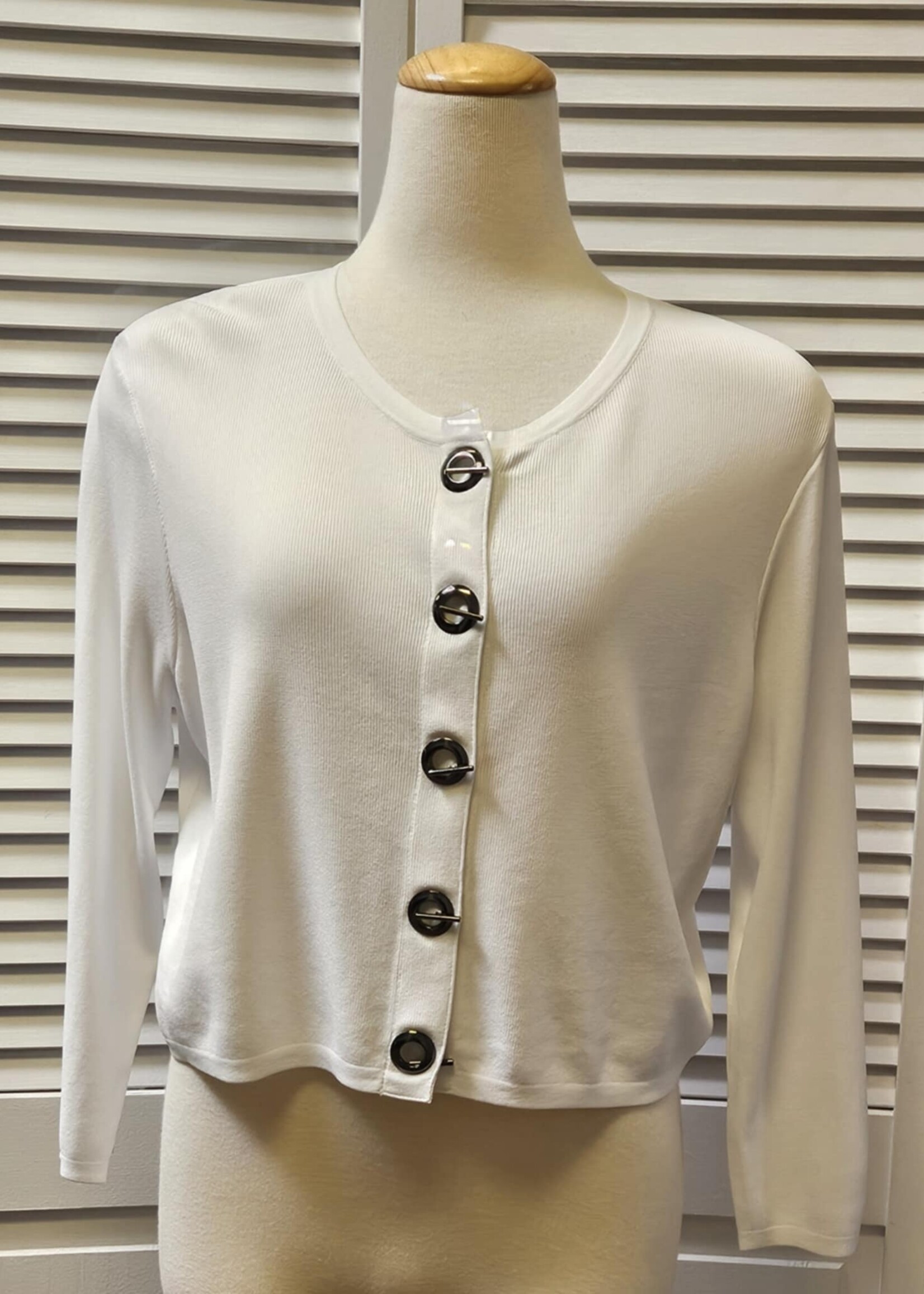 Picadilly Eyelet Closure Cardi