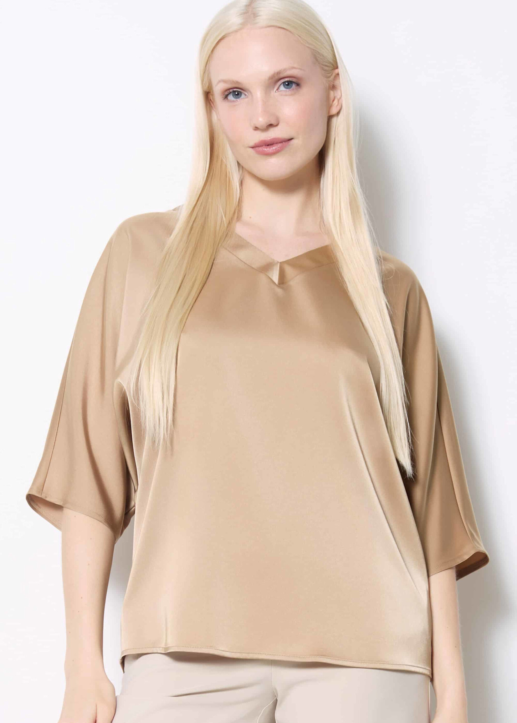 UP Belize Satin V-neck