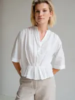 Penn & Ink Modren Twist Front Blouse