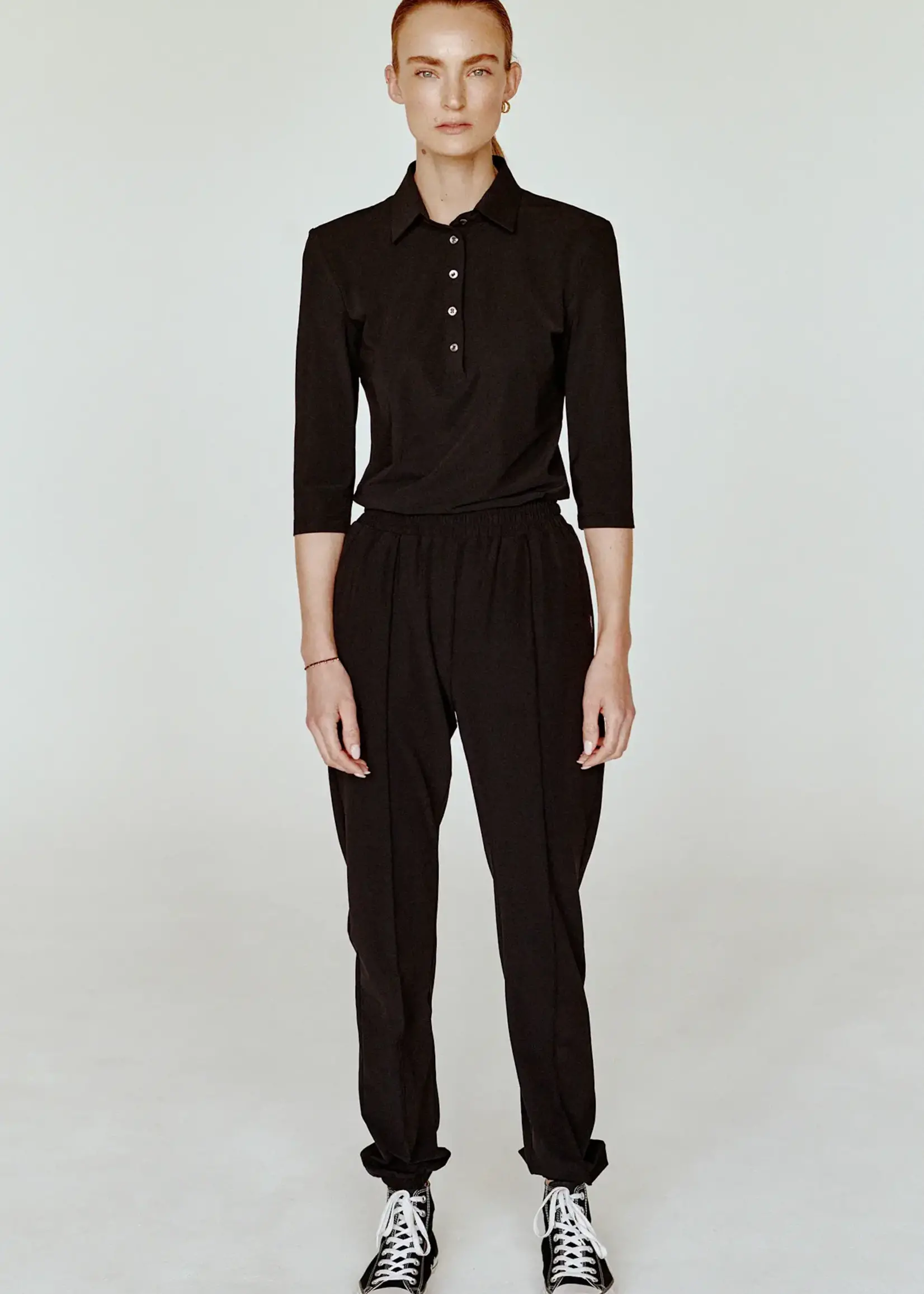 Penn & Ink Pin Tuck Relax Fit Pant