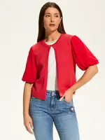 French Dressing Jeans Puff Elbow Sleeve Cardigan