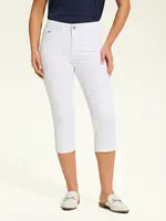French Dressing Jeans Slim Crystal Denim Capri