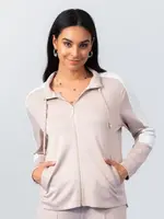 Elena Wang Zip Cardigan
