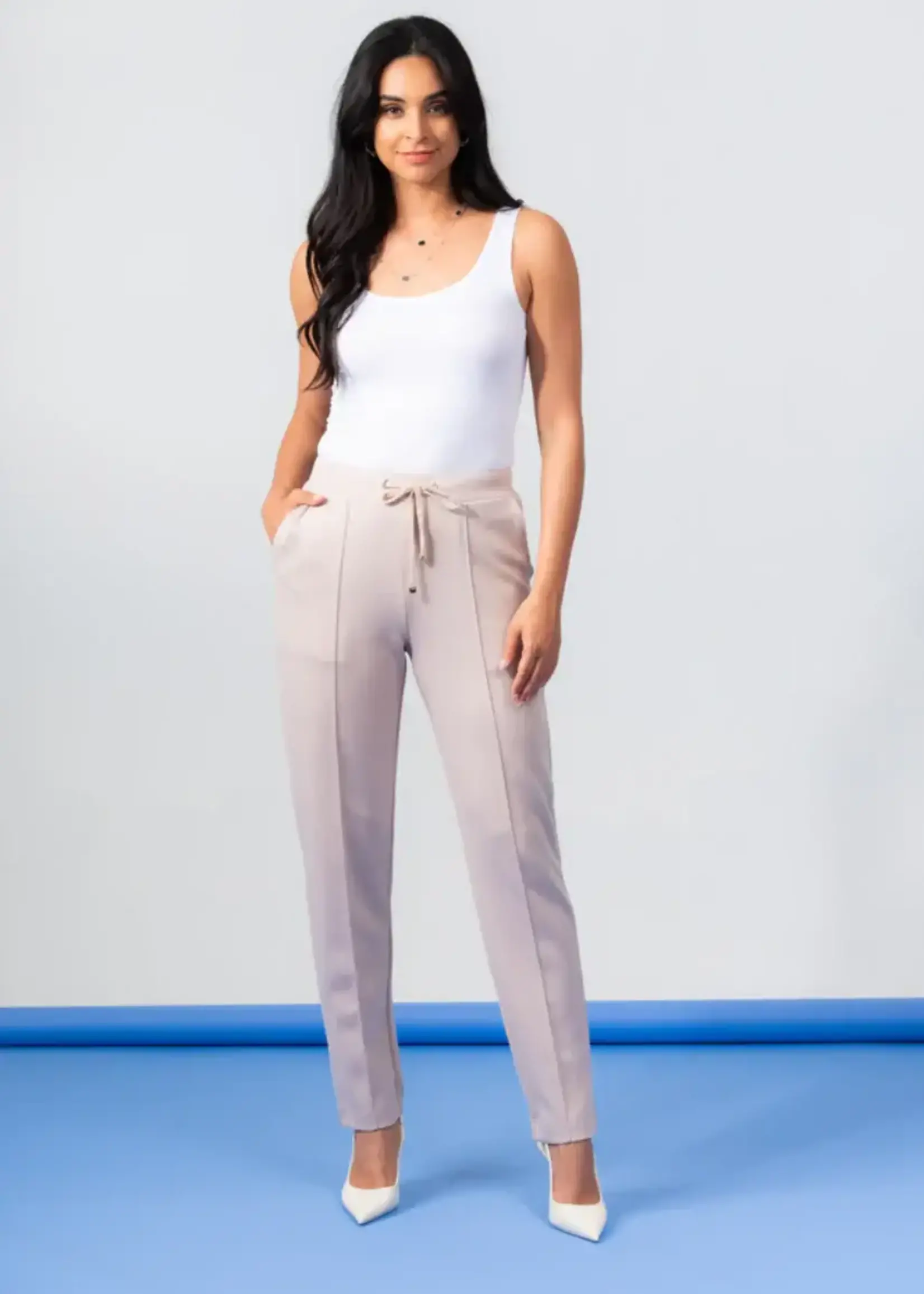 Elena Wang Tailored Drawstring Pant