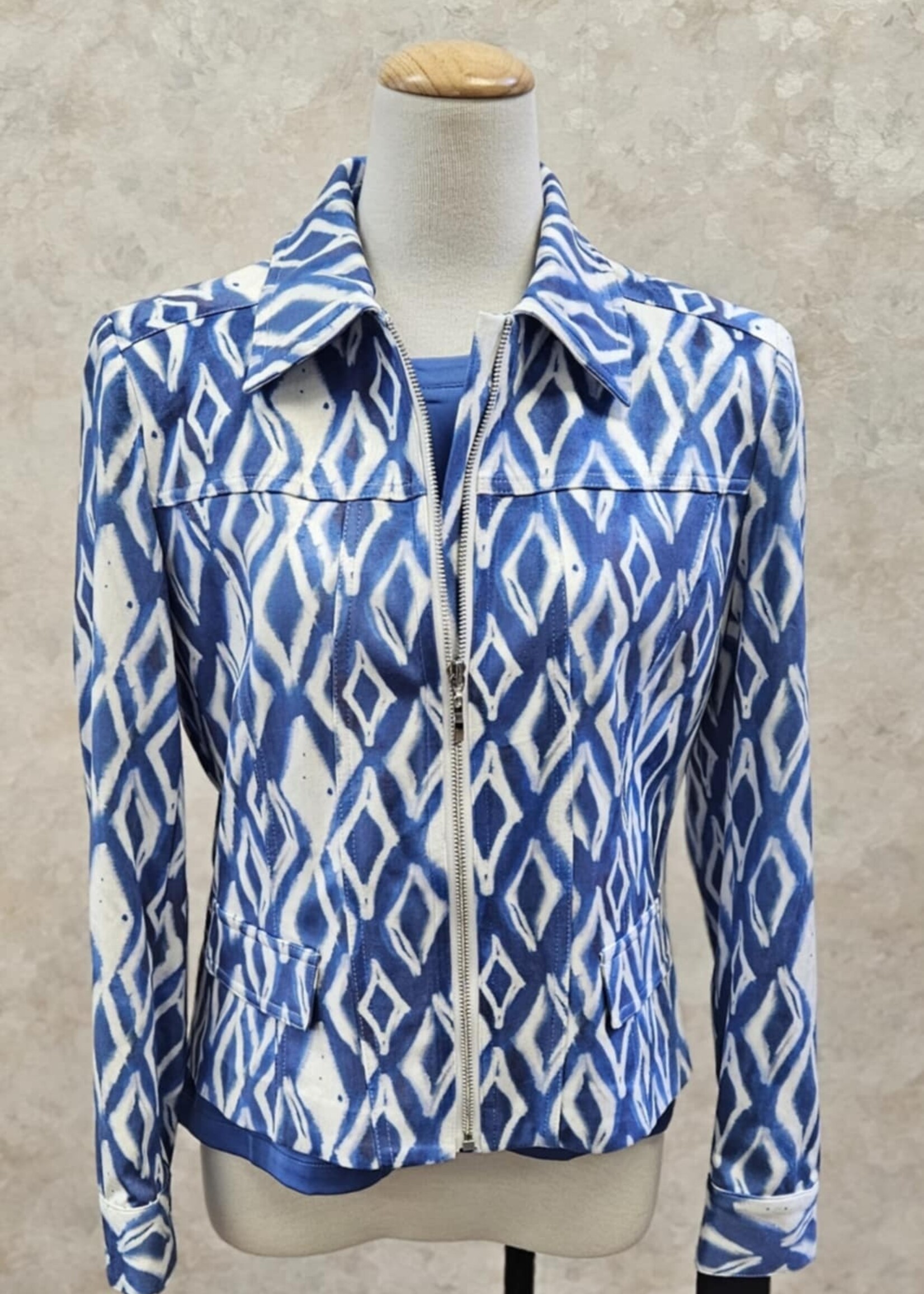 I.N.S.I.G.H.T Printed Vegan Zip Jacket