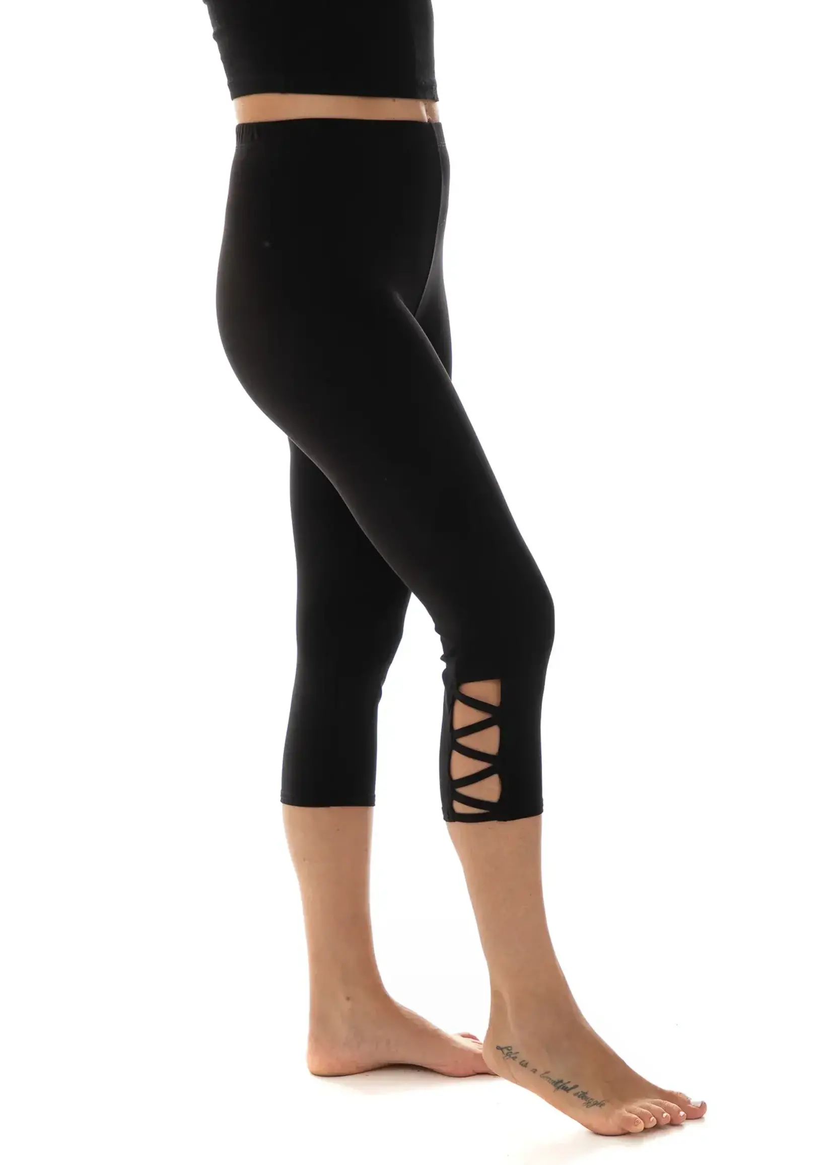 Bali Cut-Out Side Hem Capri
