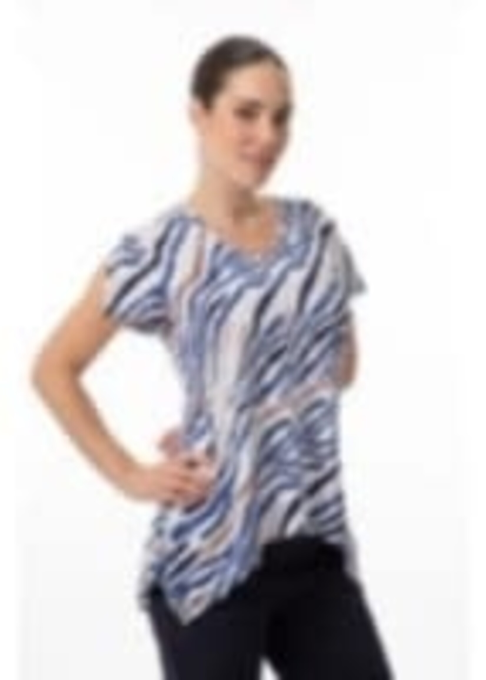Bali Asymmetrical V-Neck T-Shirt