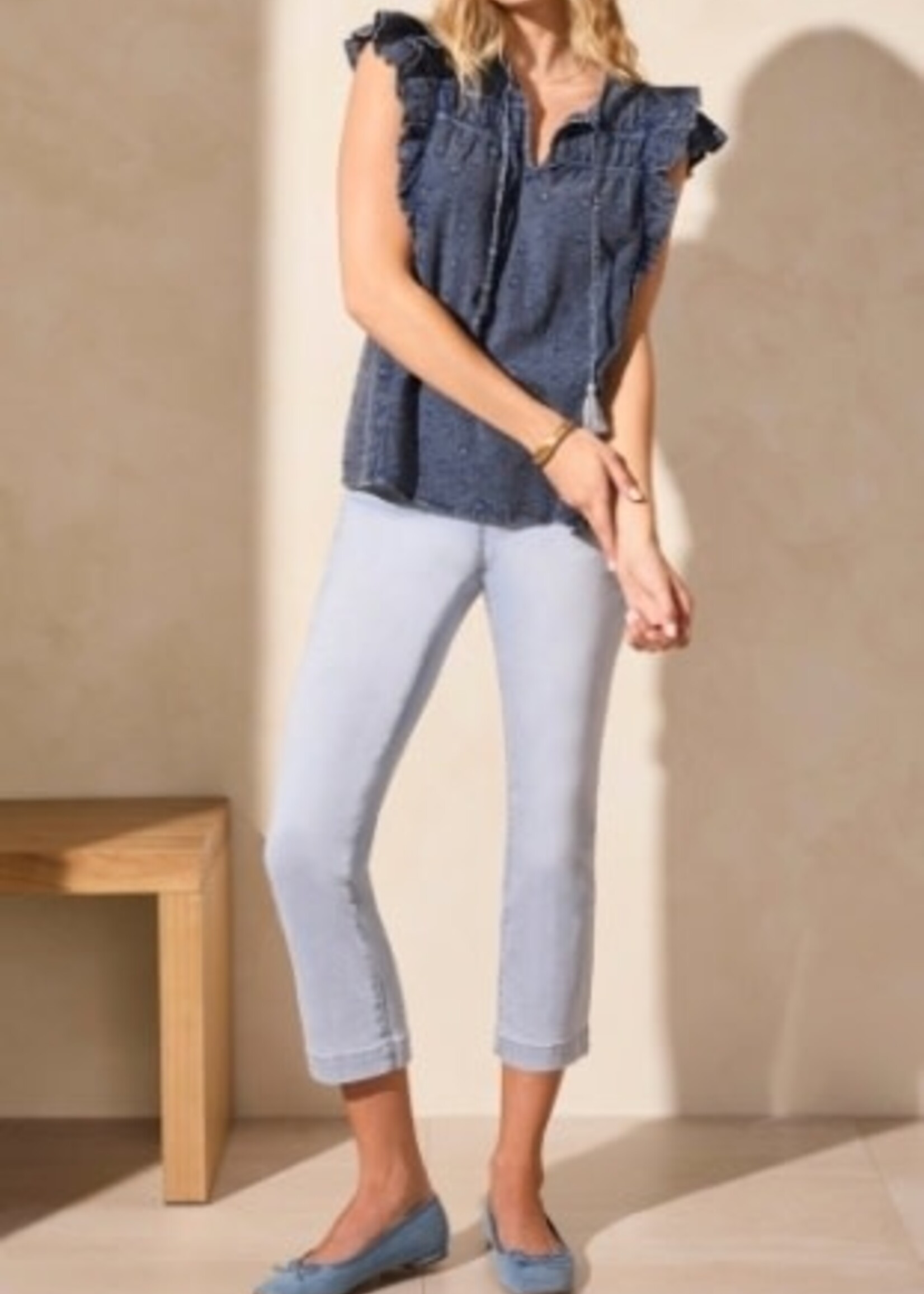 Tribal Cap Frill Sleeve Blouse