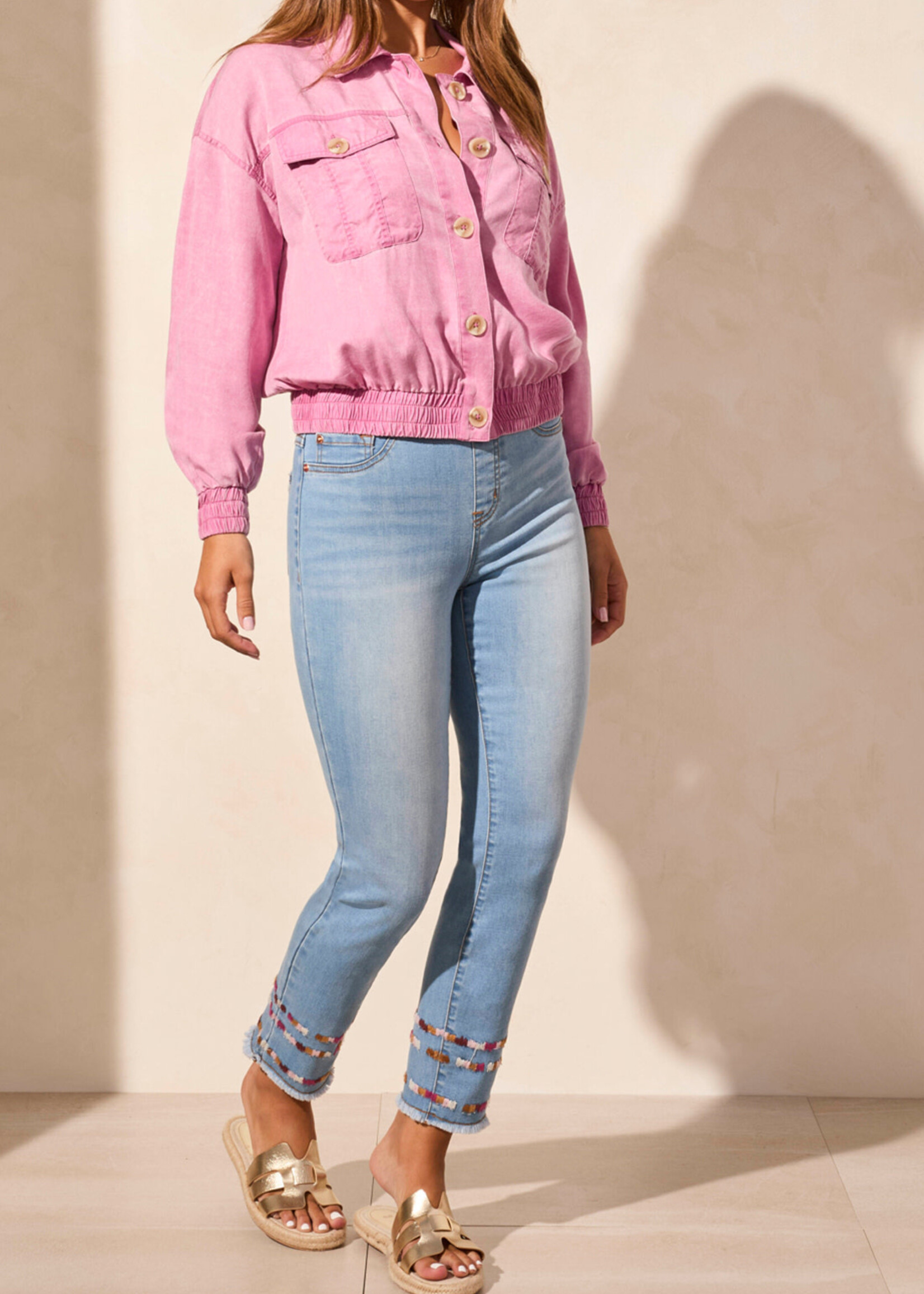 Tribal Elastic Waist Jacket