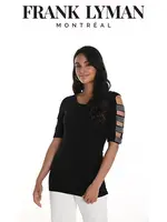 Frank Lyman Daimante strap sleeve top