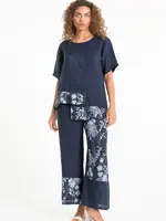 Linen Luv French Linen Printed T-Shirt