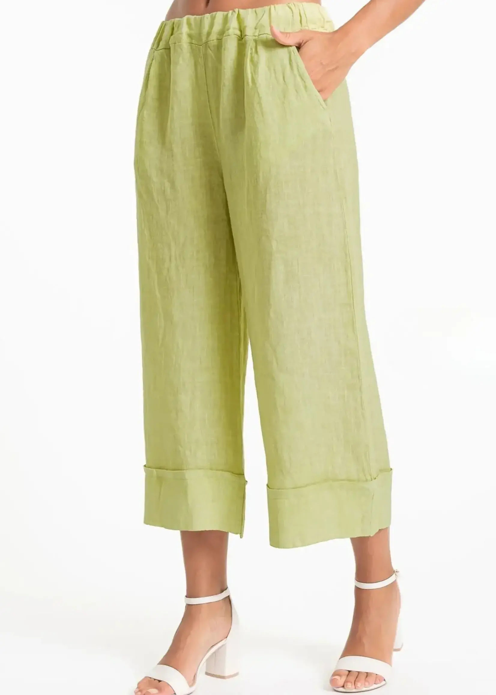 Linen Luv Linen Crop Pant