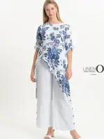Linen Luv French Linen Printed Top