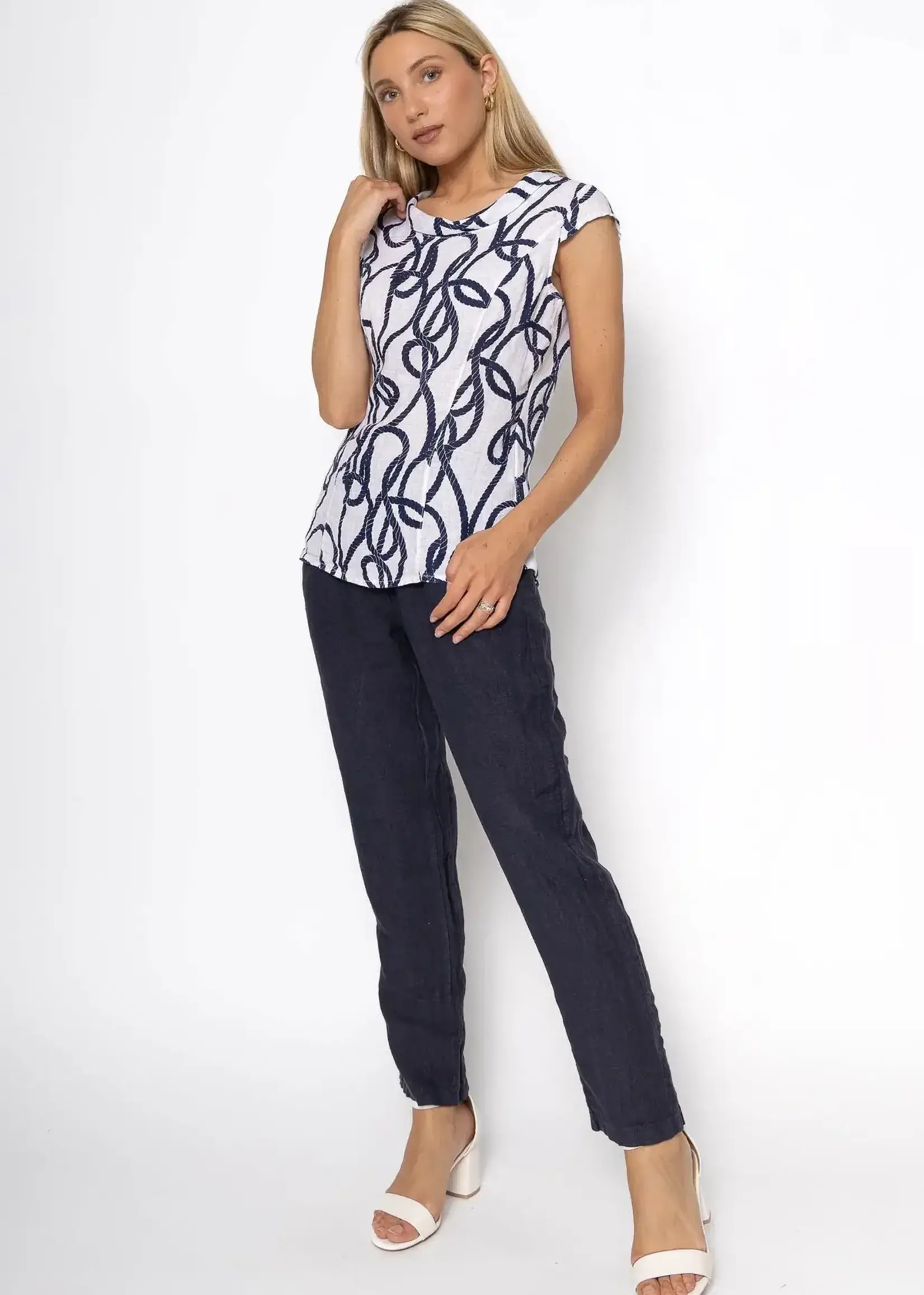 Linen Luv Soft Cowl French Linen Top