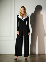 Joseph Ribkoff Notch Collar V-neck Jumpsuit