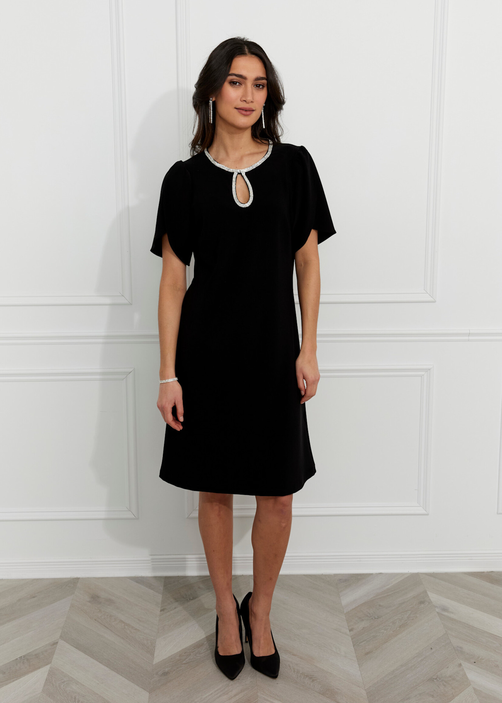 Frank Lyman Jewel Embellished Shift Dress