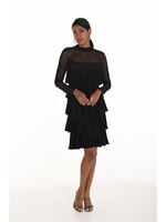 Frank Lyman High-Neck Tiered Mini