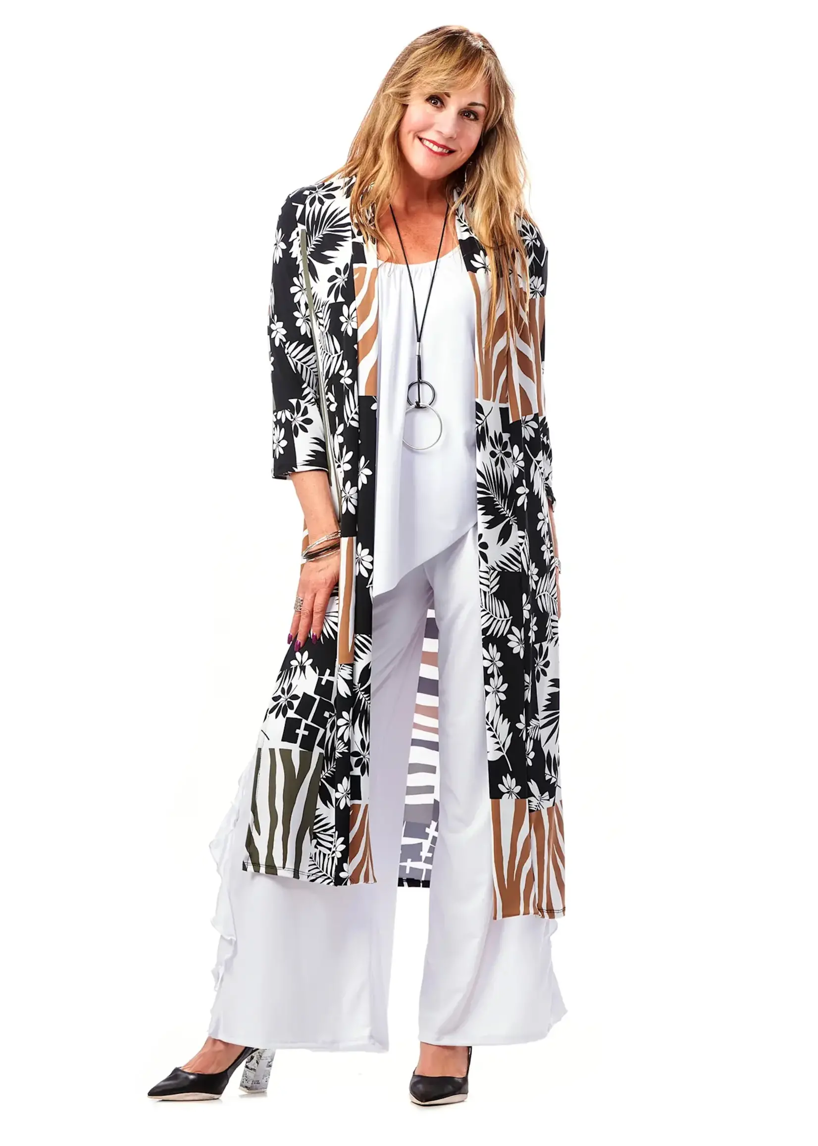 RAPZ Leaf Print Duster