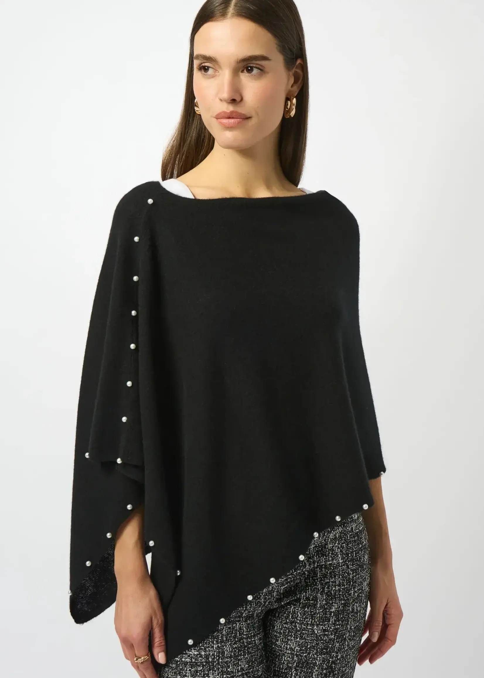 Joseph Ribkoff Pearl Detail Cape
