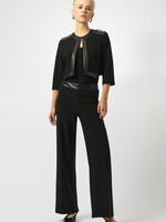 Joseph Ribkoff Leatherette Crop Jacket w/ Pant