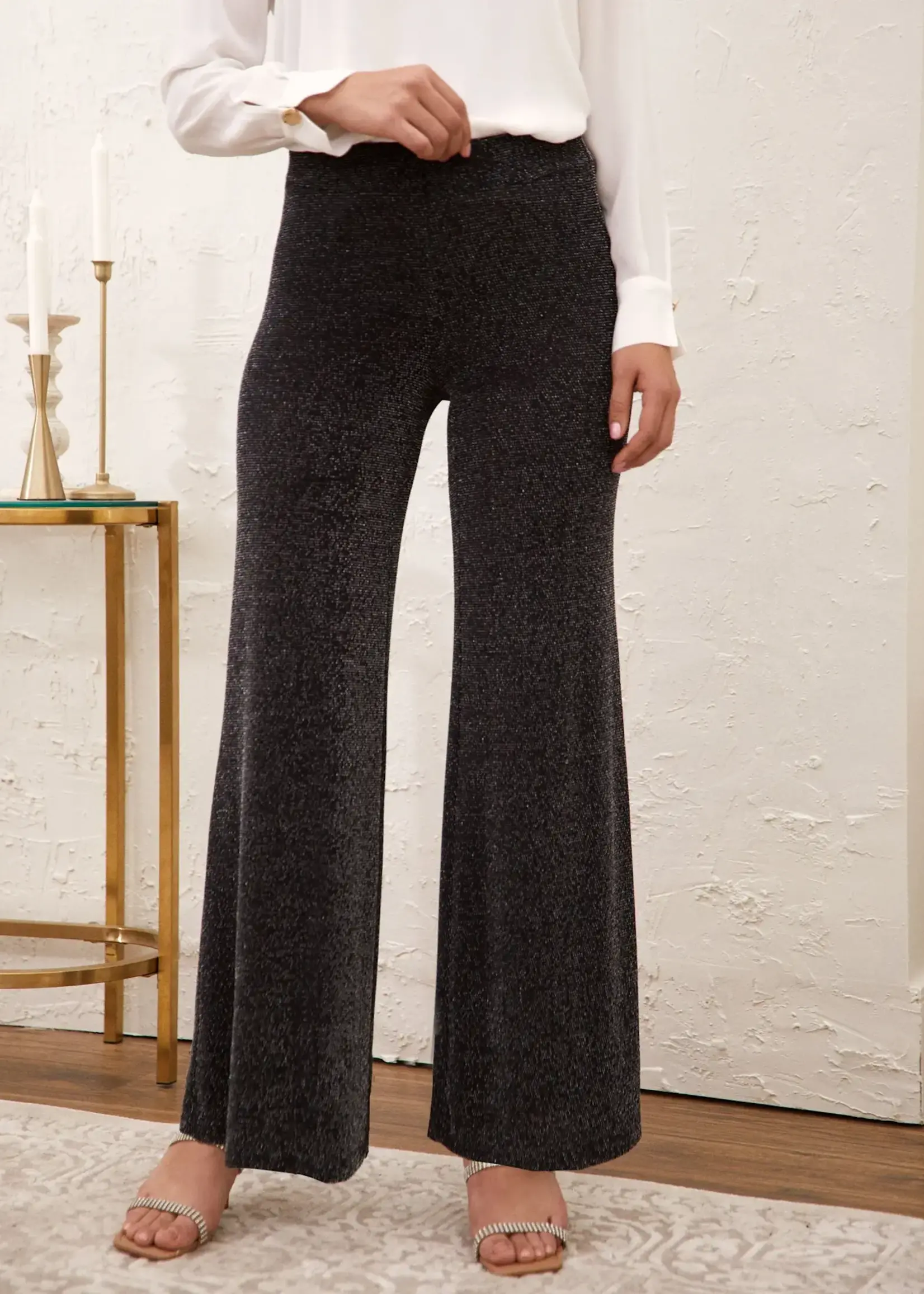 Frank Lyman Glitter Knit Formal Pant