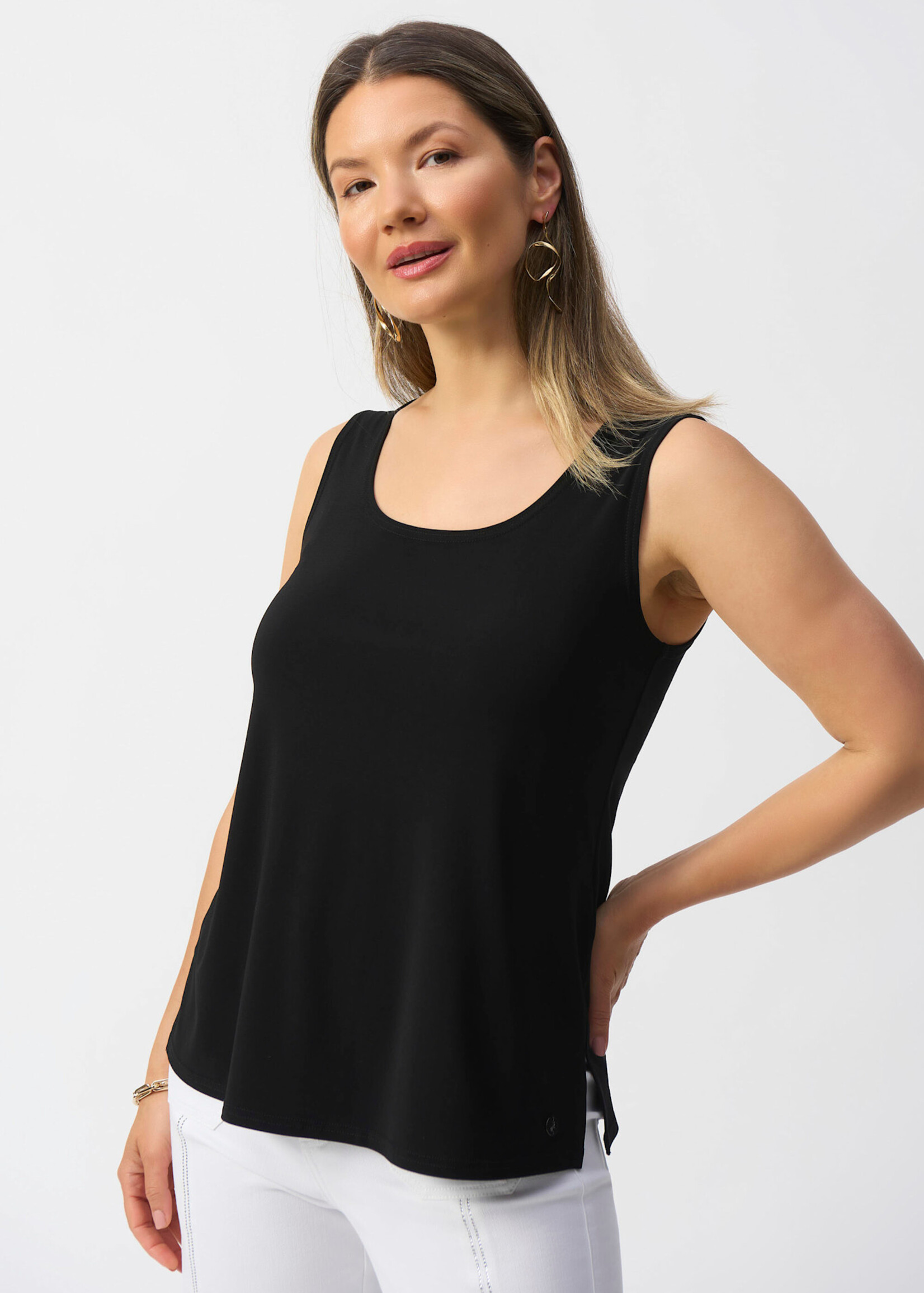 Joseph Ribkoff Silk Knit Scoop Tank