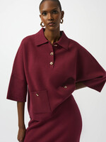 Joseph Ribkoff Button Closure Relax Fit Top