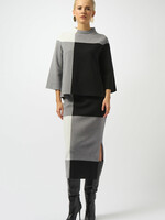 Joseph Ribkoff High- Neck Colour Block Top