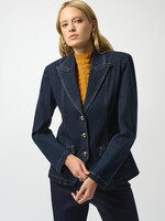 Joseph Ribkoff Collared Denim Blazer