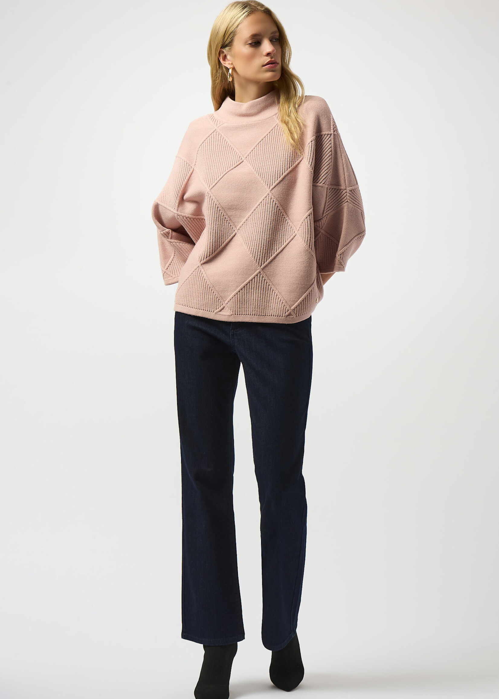 Joseph Ribkoff Mock Neck 3/4 Pullover