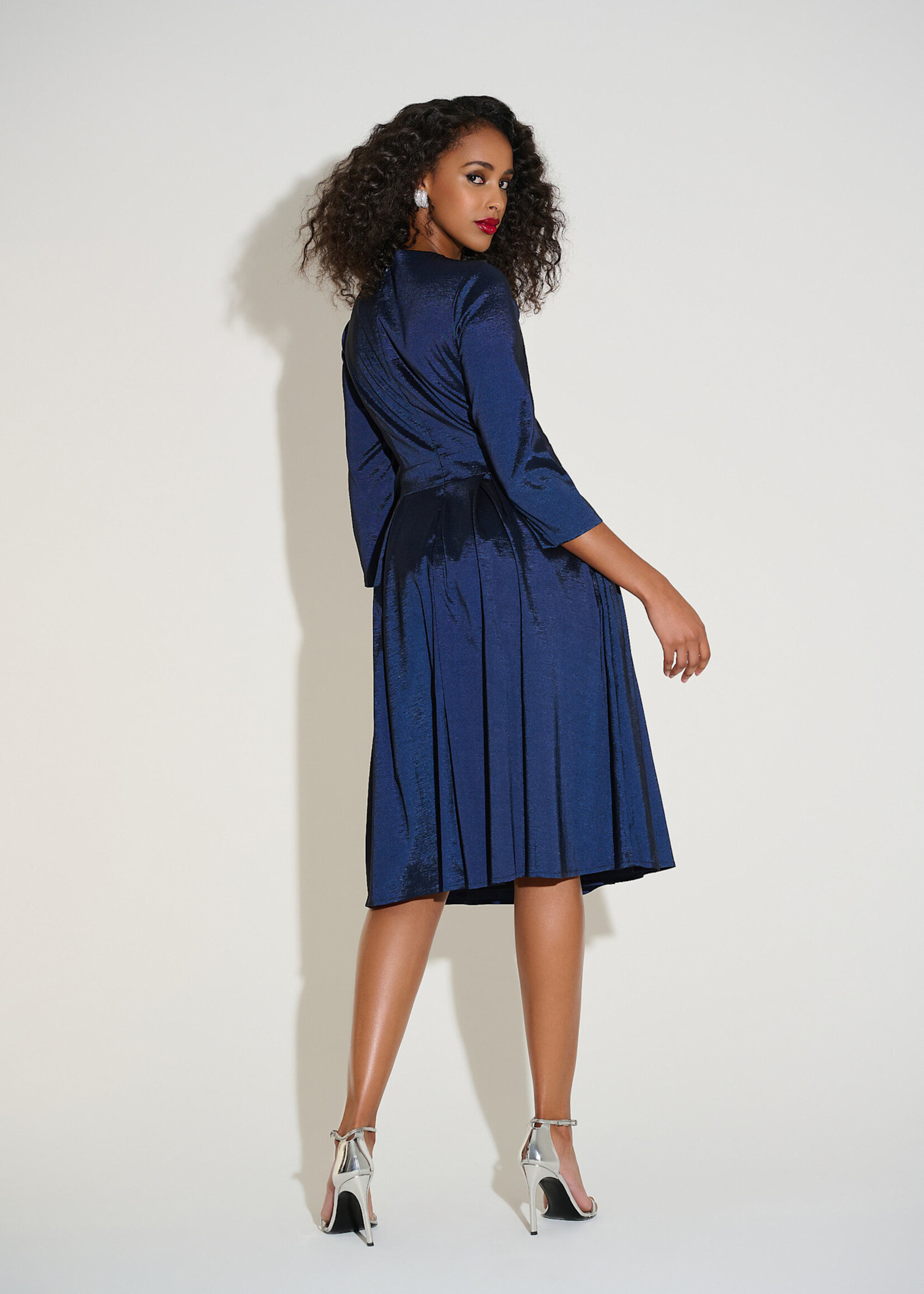 Joseph Ribkoff Knee- Length Wrap Dress