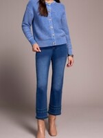 Tribal Button Up Crew Neck Cardi