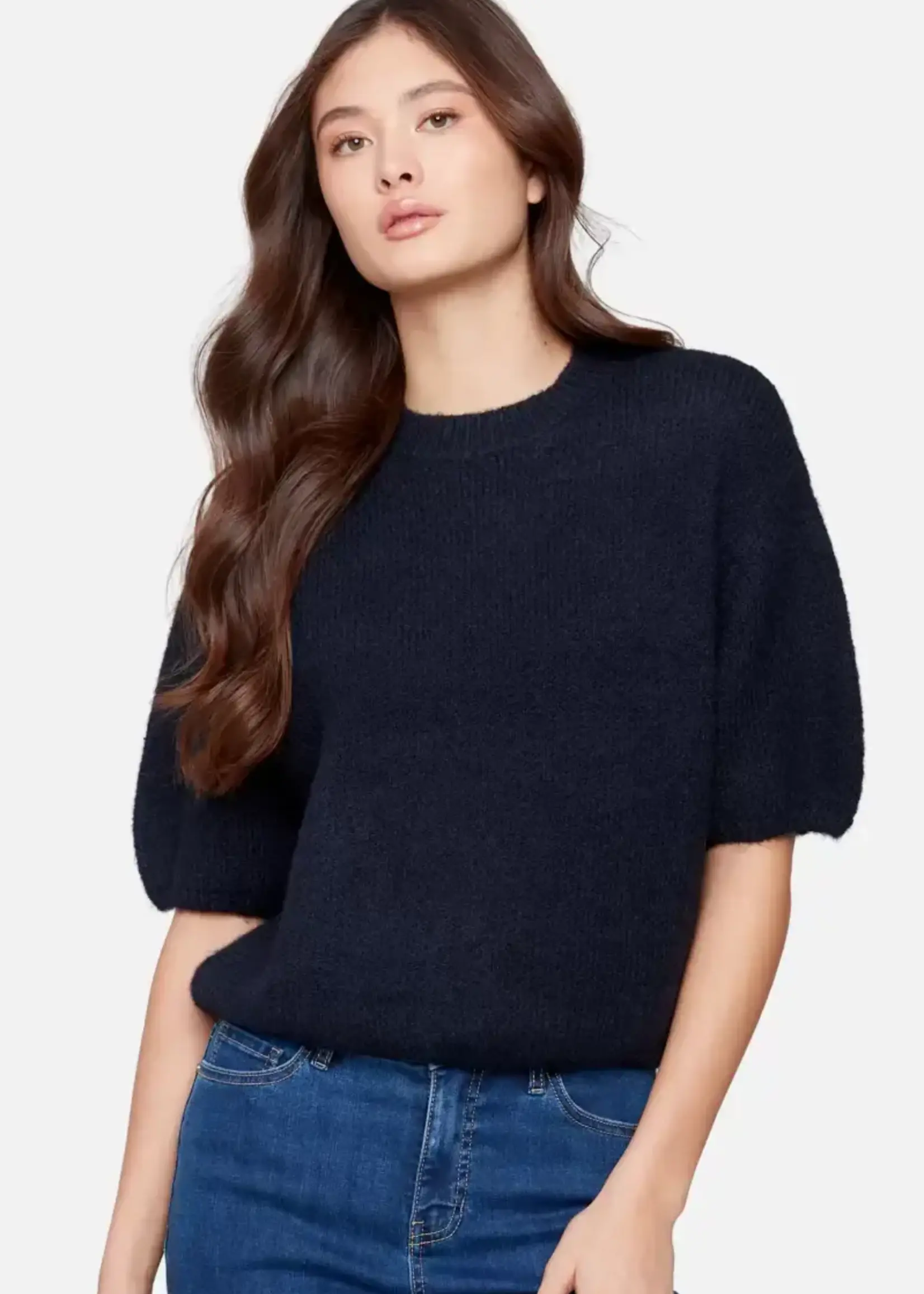 Charlie B Puff Sleeve Plush Sweater