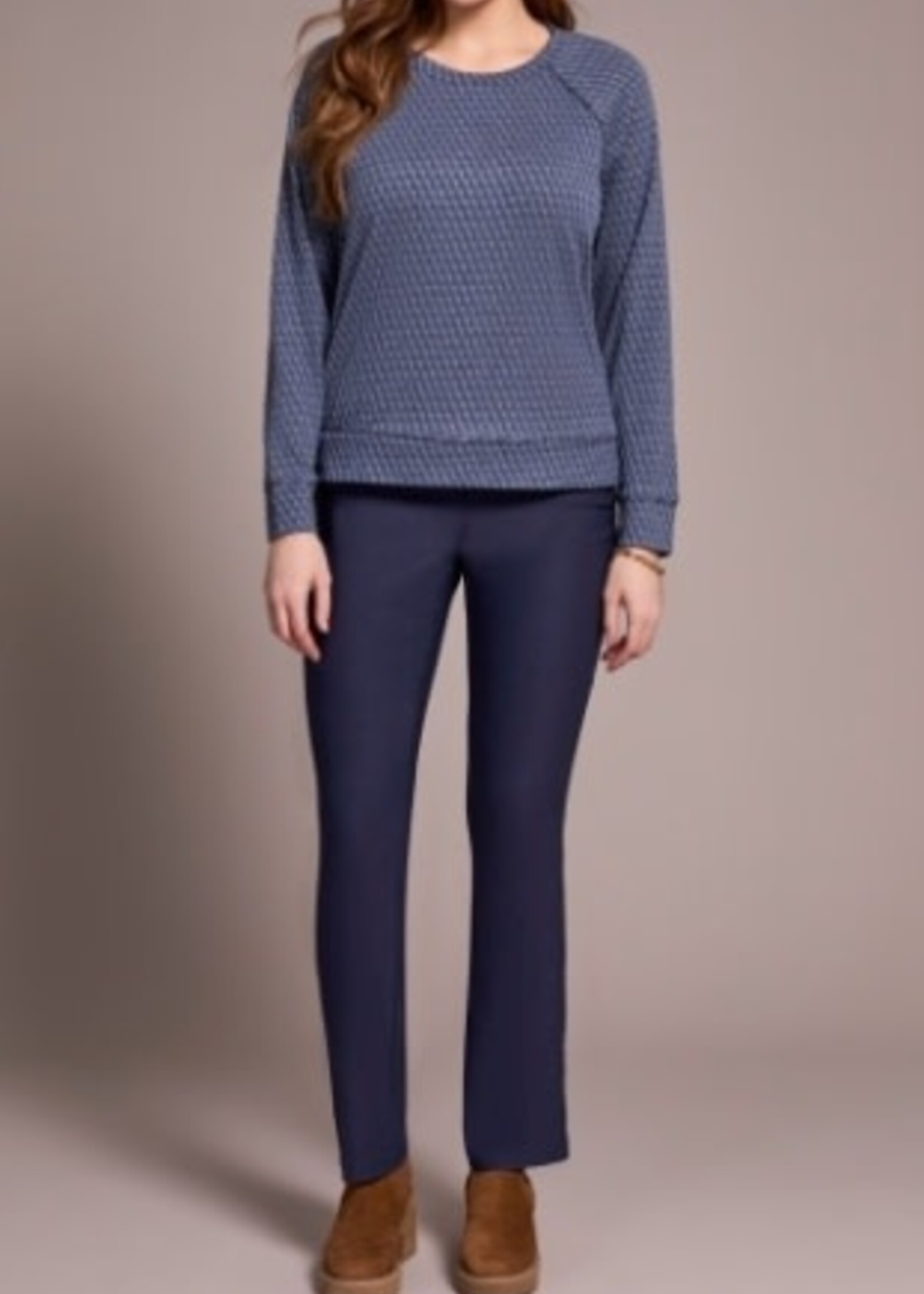 Tribal Crew Neck Raglan Top