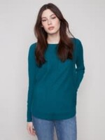 Charlie B Cuff Lace-Up Detail Sweater